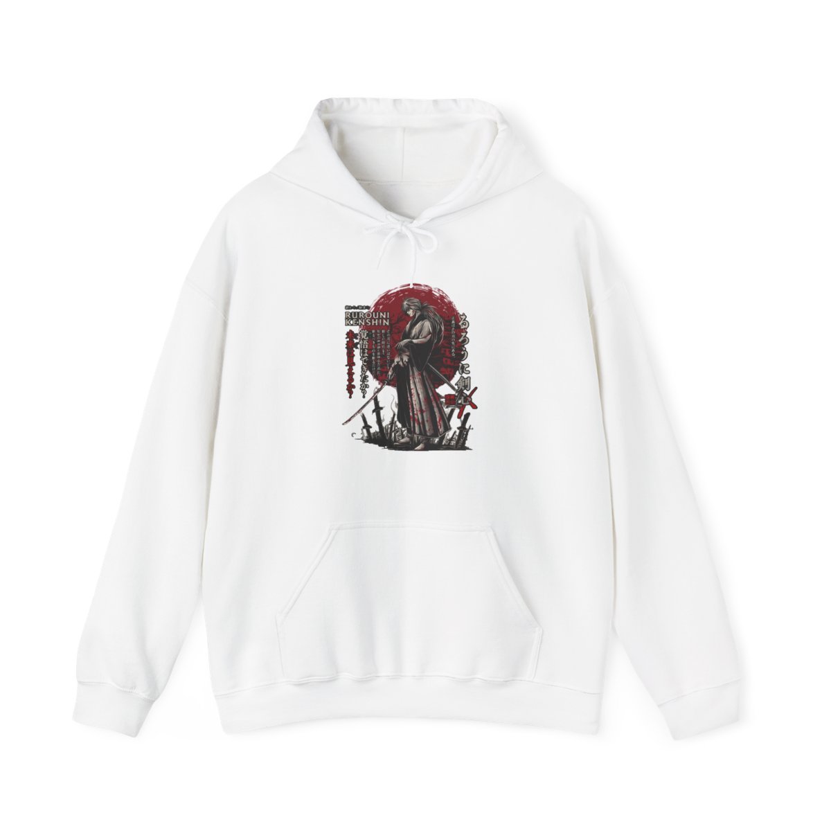 Kenshin Himura Hoodie, Rurouni Kenshin Hoodie, Anime Hoodie, Vintage Hoodie - Artsholic - Fan Art Merch