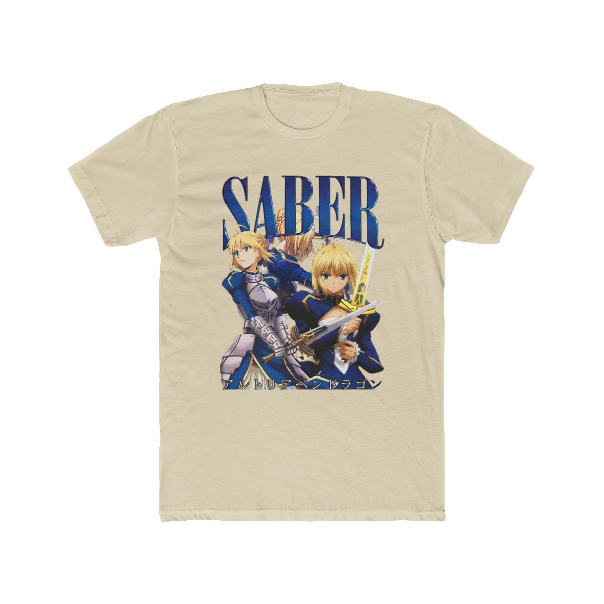 Fate/Stay Night Type-Moon Saber Artoria Pendragon Graphic T Shirt | Rurouni Kenshin