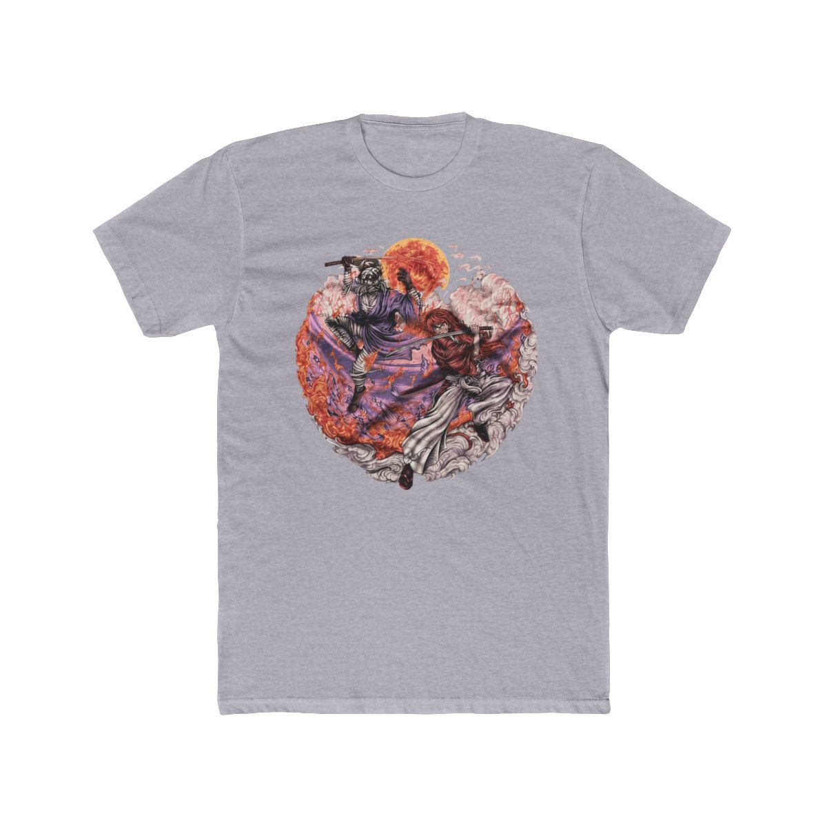 Kenshin Himura vs Shishio Makoto Shirt, Rurouni Kenshin Shirt, Anime Shirt, Graphic Tee - Artsholic - Fan Art Merch - alternate angle 4, merchandise