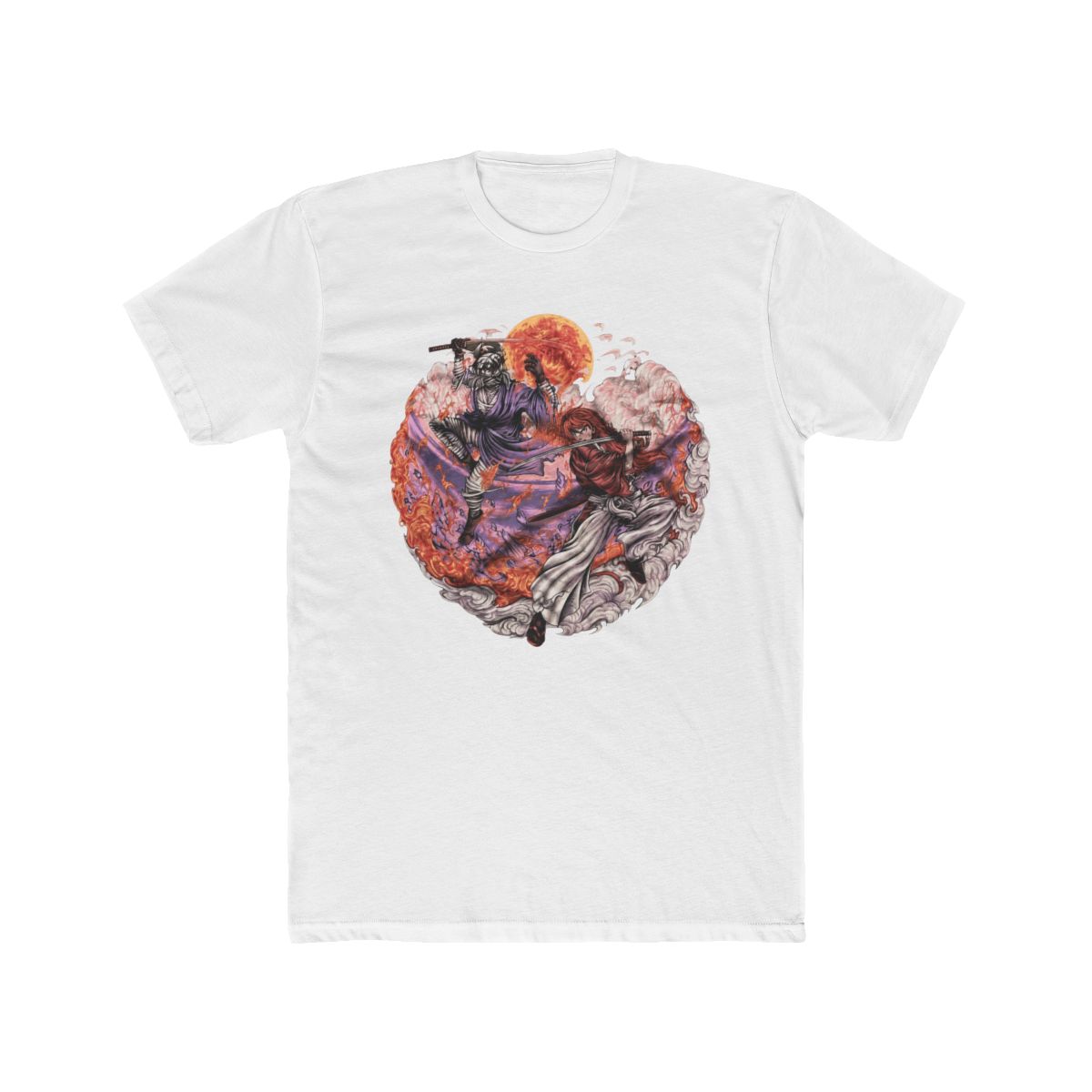 Kenshin Himura vs Shishio Makoto Shirt, Rurouni Kenshin Shirt, Anime Shirt, Graphic Tee - Artsholic - Fan Art Merch