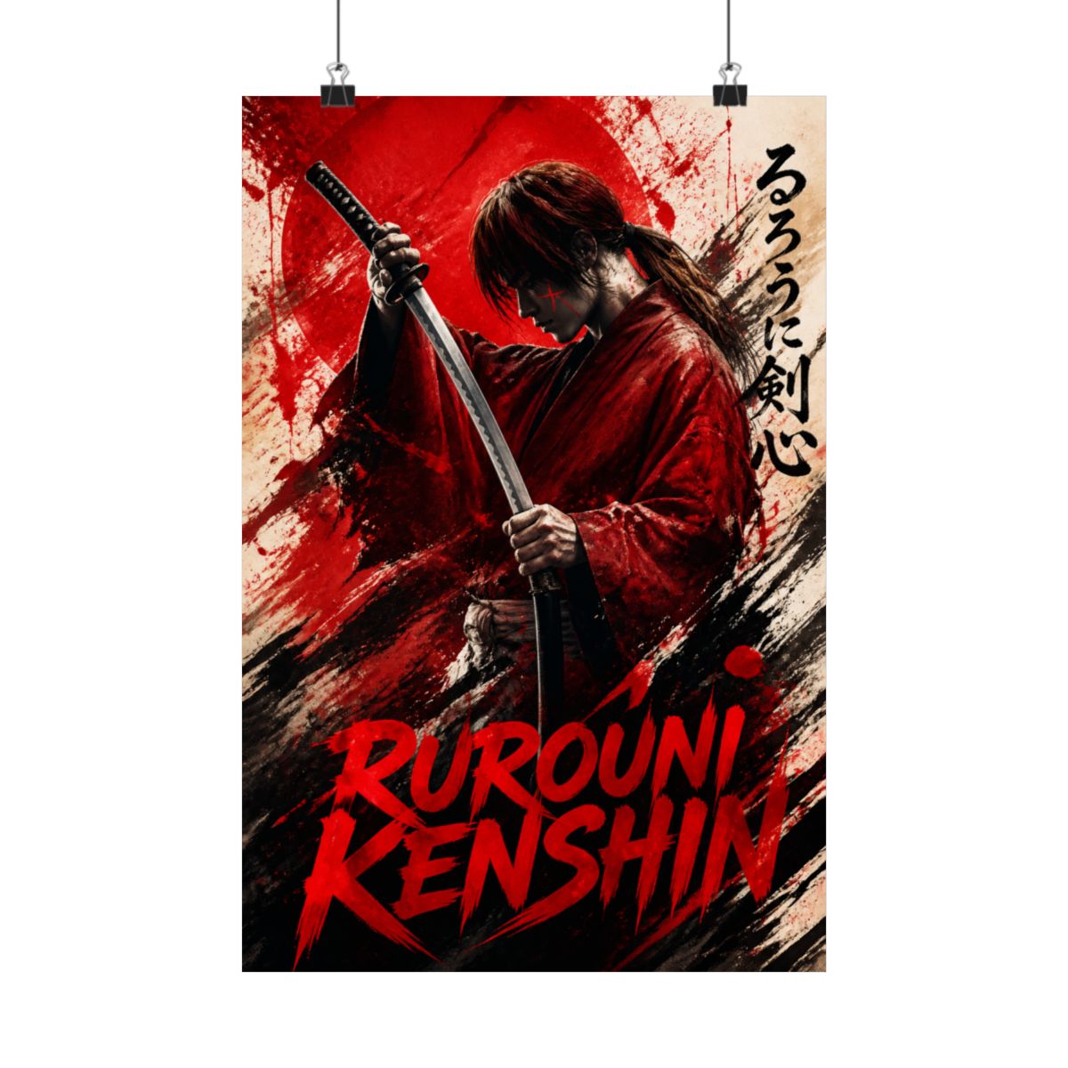 Himura Kenshin T-Shirts | Rurouni Kenshin - alternate angle 3, merchandise