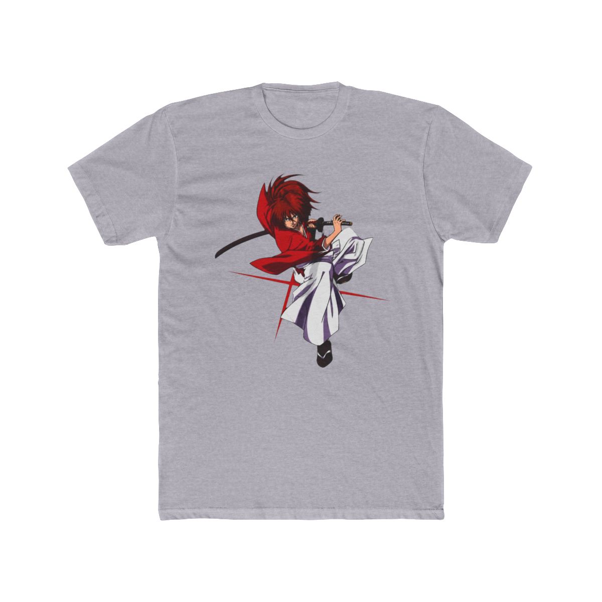 Rurouni Kenshin T Shirt Samurai X Himura Anime Sagara Yukishiro Shirt All Size | Rurouni Kenshin Official Merch | Rurouni Kenshin Merch Store - alternate angle 2, merchandise